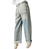 Color:La La Land - Image 2 - Palmer Mid Rise Relaxed Button Waist Cuffed Jeans