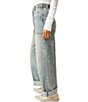 Color:La La Land - Image 4 - Palmer Mid Rise Relaxed Button Waist Cuffed Jeans