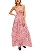 Color:Pink Combo - Image 1 - Sweet Nothings Floral V-Neck Sleeveless Maxi Dress