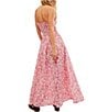 Color:Pink Combo - Image 2 - Sweet Nothings Floral V-Neck Sleeveless Maxi Dress