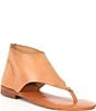 Color:Vachetta - Image 1 - Uma Leather Thong Sandals
