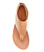 Color:Vachetta - Image 5 - Uma Leather Thong Sandals