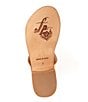 Color:Vachetta - Image 6 - Uma Leather Thong Sandals