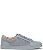Color:Steel Blue - Image 2 - Ivy Court Low Lace Suede Sneakers