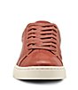 Color:Cognac - Image 5 - Ivy Leather Lace-Up Sneakers