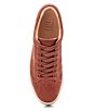 Color:Cognac - Image 6 - Ivy Leather Lace-Up Sneakers