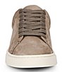 Color:Grey - Image 5 - Ivy Low Lace-Up Nubuck Leather Sneakers