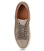 Color:Grey - Image 6 - Ivy Low Lace-Up Nubuck Leather Sneakers