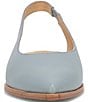 Color:Steel Blue - Image 5 - Kenzie Slingback Leather Flats
