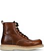 Color:Saddle - Image 2 - Men's Hudson Leather Wedge Work Boots