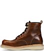 Color:Saddle - Image 4 - Men's Hudson Leather Wedge Work Boots