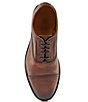 Color:Walnut - Image 6 - Men's Paul Leather Cap Toe Oxford Lace Up Dress Shoes