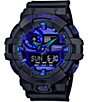 Color:Black - Image 1 - Men's Ana Digi Black Shock Resistant Watch