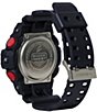 Color:Black - Image 3 - Men's Black & Red XL Ana Digi Resin Watch