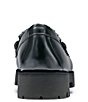 Color:Black - Image 3 - Women's Lianna Kiltie Lug Sole Leather Bit Buckle Fringe Platform Loafers