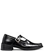 Color:Black - Image 2 - Mary Jane Bax Leather Loafers