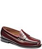 Color:Wine - Image 1 - Men's Larson Leather Weejun Loafers