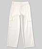 Color:White - Image 2 - Big Girls 7-16 Structured Cargo Pants