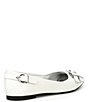 Color:White - Image 2 - Double-Time Leather Pointed Toe Flats