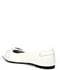 Color:White - Image 3 - Double-Time Leather Pointed Toe Flats