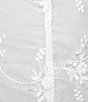 Color:White - Image 3 - Floral Eyelet Midi Dress