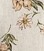 Color:Ivory Combo - Image 3 - Floral Print Grosgrain Tie Maxi Dress