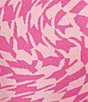 Color:Pink Multi - Image 3 - Geometric Swirl Print Sweater Dress