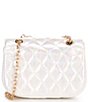 Color:Iridescent White - Image 2 - Iridescent Glitter Crossbody Handbag