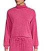 Color:Rose Pink - Image 1 - Coordinating Knit Turtleneck Sweater
