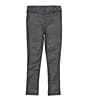 Color:Black - Image 2 - Little Girls 2T-6X Coated Pants