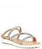 Color:Spanish Sand - Image 1 - Lux-Urious Rhinestone Strappy Slingback Sandals