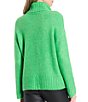 Color:Lime - Image 2 - Oversized Turtleneck Sweater