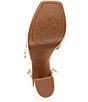 Color:Sand Gold - Image 6 - Alize Metallic Strappy Platform Dress Sandals