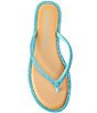 Color:Light Dipping Blue - Image 5 - Betina Bling Embellished Thong Sandals