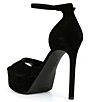 Color:Black - Image 3 - Chellsie Ankle Strap Platform Dress Sandals