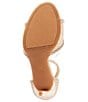 Color:Sand Gold - Image 6 - Constanz Glitter Rhinestone Platform Dress Sandals