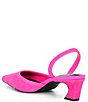 Color:Hyper Pink - Image 3 - Ellie Haircalf Slingback Pumps
