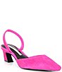 Color:Hyper Pink - Image 1 - Ellie Haircalf Slingback Pumps