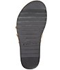 Color:Dark Sierra Tan - Image 6 - Gaige Leather Footbed Sandals