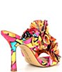 Color:Floral/Multi - Image 2 - Hardaway Floral Print Ruffle Dress Sandals