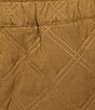 Color:Brown - Image 4 - Lolly Quilted Flat Front Elastic Waist Coordinating Shorts