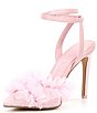 Color:Pretty Pink - Image 4 - Mays Ruffle Mesh Ankle Strap Pumps