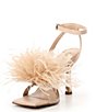 Color:Dusk Sand - Image 4 - Neela Feather Square Toe Dress Sandals