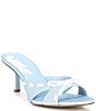 Color:Lake Blue - Image 2 - x Caelynn Bell Meredith Ribbon Detail Mules