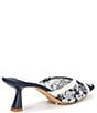 Color:Navy/White - Image 3 - x Caelynn Bell Tivoli Floral Pointed Toe Dress Mules