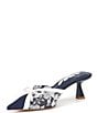 Color:Navy/White - Image 5 - x Caelynn Bell Tivoli Floral Pointed Toe Dress Mules