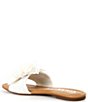 Color:White - Image 3 - Zaven Ruffle Detail Flat Slide Sandals