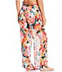 Color:Multi - Image 2 - Floral Print Drawstring Tie High Waist Pant Swimsuit Cover-Up