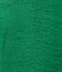 Color:Kelly Green - Image 4 - Moonshadow Satin Split V-Neck Short Sleeve Top