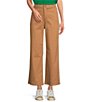 Color:Nugget - Image 1 - Perfect Fit Palazzo Crop Twill Pants